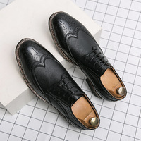Luxuriöse Herren Wingtip Brogue Anzugschuhe Handgefertigte Leder Business Oxford Formelle Hochzeitsschuhe OEM/ODM Unterstützung Individuelles Logo