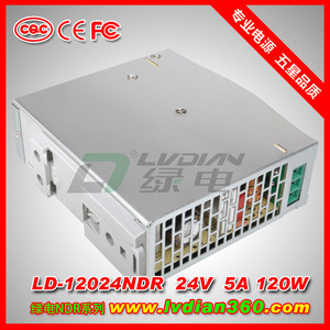 กรีนพาวเวอร์ ไดน์เรล สวิตชิ่งพาวเวอร์ซัพพลาย 24V 5A ตัวแปลงไฟ AC เป็น DC แบบเอาต์พุตเดี่ยว สำหรับใช้งานในอุตสาหกรรม - Product Image 4