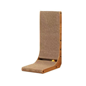 Fabrikant Grote Luxe L-Vormige Kattenkrabber S-XL Krasbestendige Houten Pad Kartonnen Krasbal Speelgoed Huisdiermeubelen - Product Image 6