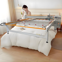 Machine de production de quilting, machines de quilting informatisées, machines à coudre à bras long à tête unique pour matelas, prix le plus bas