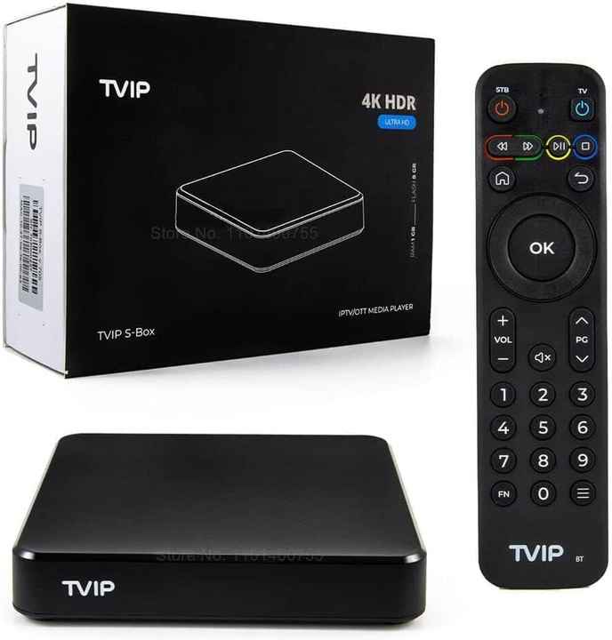 TVIP 605SE 1g 8g 4K with Dual Wifi Set Top Box IPTV 4K HEVC HD Tvip605 ...