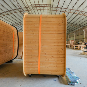 <span class=keywords><strong>Sauna</strong></span> a cubo da esterno 2025 di tendenza con stufa elettrica, <span class=keywords><strong>sauna</strong></span> finlandese in abete rosso per 4 persone - Product Image 3