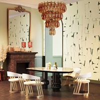 Chaises de salle à manger contemporaines en acier inoxydable Chaise de salon d'appoint de luxe pour hôtels, restaurants et meubles de maison