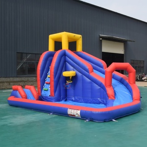Château gonflable commercial d'été avec toboggan aquatique pour la <span class=keywords><strong>location</strong></span> - Product Image 4