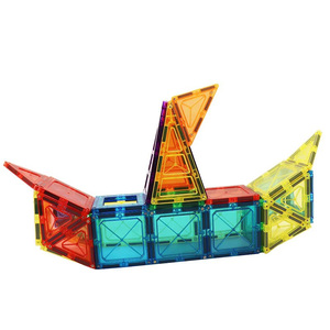 60 pièces de briques magnétiques pas chères en ABS 3+, ensemble de tuiles magnétiques pour enfants, blocs de construction magnétiques <span class=keywords><strong>Playmags</strong></span> - Product Image 6
