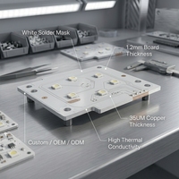 Circuit imprimé en aluminium LED 35um 1,2 mm à haute conductivité thermique pour luminaires