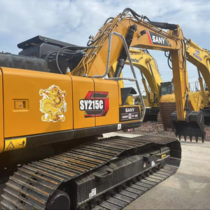 เครื่องขุด SY215c ที่ใช้แล้วมีน้ำหนัก6ตันส่วนประกอบสำคัญรวมถึงแบริ่งเกียร์ของเครื่องยนต์ - Product Image 1