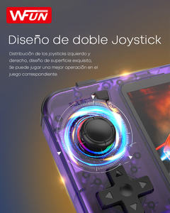 Consola <span class=keywords><strong>de</strong></span> <span class=keywords><strong>juegos</strong></span> portátil R36h Arkos, sistema Linux <span class=keywords><strong>de</strong></span> código abierto, 64GB/128GB, reproductores <span class=keywords><strong>de</strong></span> videojuegos <span class=keywords><strong>de</strong></span> 3,5 pulgadas - Product Image 2