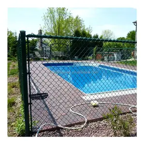 High quality Building Material PVC Coated Chain Link Fence Mesh for Garden Protective Fencing