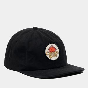 Casquette Snapback à 5 panneaux non structurée à visière plate avec logo personnalisé OEM, broderie en coton, patch, boucle en métal - Product Image 4