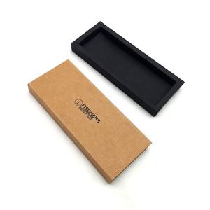 Scatola Regalo Rettangolare Minimalista Ecologica in Carta Kraft con Design Industriale Naturale per Confezioni Regalo - Product Image 1