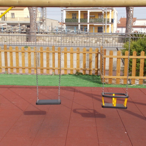 Asiento de columpio para niños pequeños con respaldo alto, columpio verde para niños - Product Image 3
