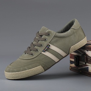 Giày thể thao vải bố cổ điển, kiểu dáng thể thao, dây buộc, thoáng khí, dành cho nam giới. - Product Image 3