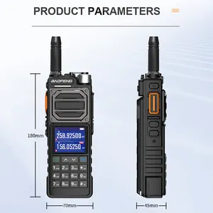 New Baofeng UV-25L Tri Band Wireless Intercom 2 Way Ham Radios Long Range HF Transceiver Handheld Walkie Talkie Portable Radio