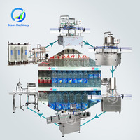 OCEAN Glass 6000bph usine d'embouteillage d'eau de boisson 750ml ligne de production d'eau en bouteille pétillante