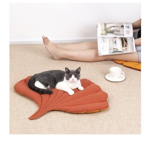 Leaf Shape <b>Pet</b> <b>Mat</b> & Pads 100% Washable Cotton Dog <b>Mat</b> or Cat Pads for Four Seasons - Product Image 5