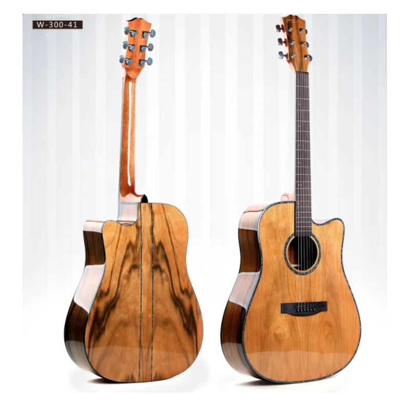 Gitar Akustik 41 Inci Gitar Kayu Kualitas Tinggi Pabrik Tiongkok untuk Dijual