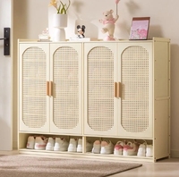 Meuble à chaussures de grande capacité, multi-niveaux, pour la maison, la porte, la location, le couloir, l'entrée, l'intérieur