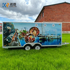 Camion de restauration rapide 5m, Kiosque à glaces, Camion à jus, Camion de restauration économique, Remorque alimentaire entièrement équipée, Camion à limonade - Product Image 4