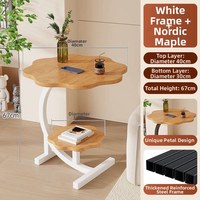 Table basse en bois de style scandinave, directement du fabricant, portable, durable et robuste, meubles de salon pour usage domestique