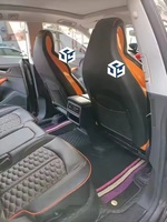 Sièges baquet de luxe sport racing pour voiture, avec panneau en fibre de carbone personnalisé et revêtement en cuir, version améliorée RS pour Audi A3 A4 A5 A6 A7 Q3 Q5