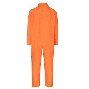ชุดจั๊มสูทสำหรับผู้ชายชุดนักโทษในคุก CARR-005สำหรับงานปาร์ตี้สีส้ม - Product Image 3