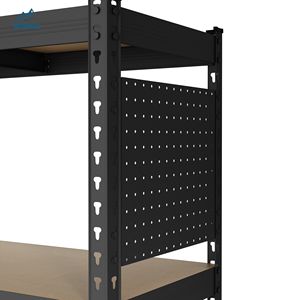 מדפי אחסון מפלדה מרותכת, 5 קומות, מדפים חזקים למטבח או לחדר אמבטיה - Product Image 4