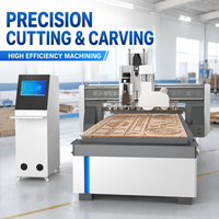 Nouvelle Conception Routeur CNC 3 Axes pour Bois 1325 1530 2030 Machine à Table Sous Vide pour Gravure et Découpe du Bois et du Contreplaqué Contrôle DSP
