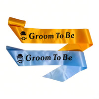 Écharpe en satin pour future mariée, décoration de fête de bachelier, écharpe de marié pour homme, cadeau de fête pour le marié et les garçons d'honneur