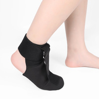 Support de pied de cheville en néoprène protecteur d'étirement de fascia plantaire avec couverture réglable segmentée pour la protection d'entraînement