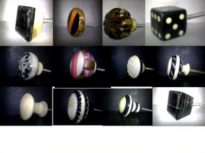 Poignées et Boutons de Meubles en Céramique - Modernes, Écologiques, Finition Polie de 2,5 Pouces pour Chambre, Cuisine, Salon, Salle de Bain, Porte - Product Image 5
