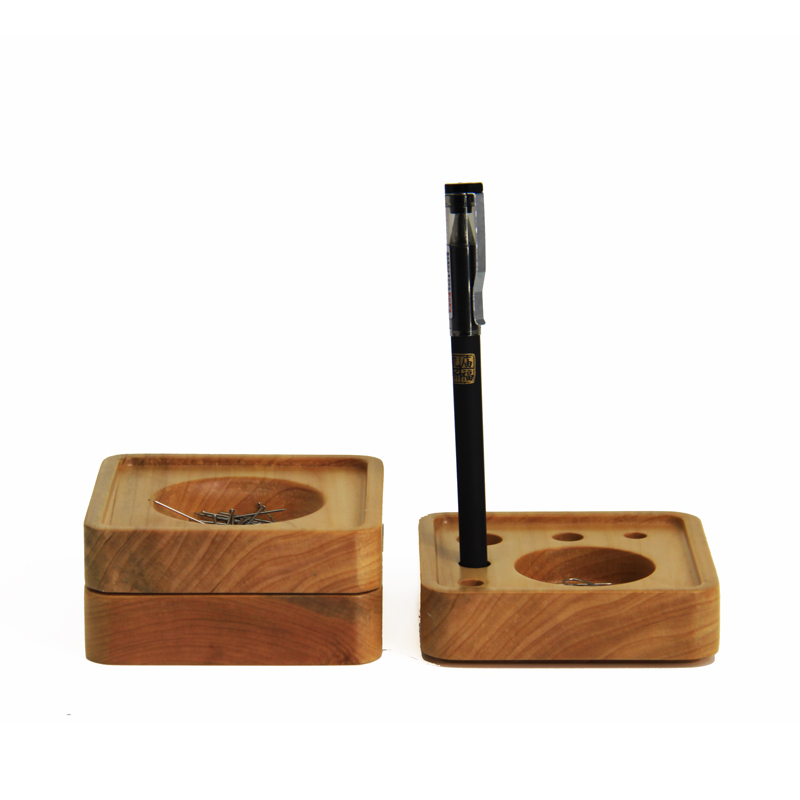 Бамбуковый держатель для карандашей, настольный органайзер, стойка