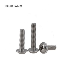 En Acier inoxydable SS304 SS316 À Tête Cylindrique à Empreinte <span class=keywords><strong>Cruciforme</strong></span> Vis à métaux - Product Image 4