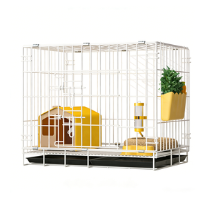 Cage à lapin portable en métal de haute qualité, facile à nettoyer, petite cage pour animaux de compagnie avec cadre métallique, vente en gros - Product Image 3