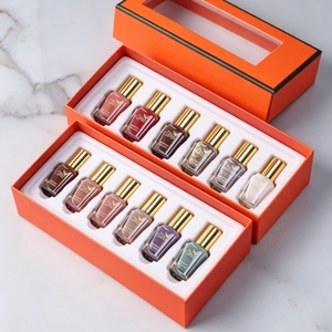 Luxury Rigid Paper Gift <b>Box</b> Nail Polish Oil Packaging <b>Box</b> Set for Gel Nail Care <b>Empty</b> Bottle for Cosmetic Bottles - Product Image 1