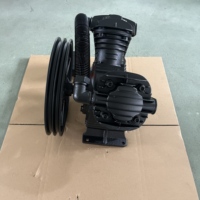 Cabezal de Bomba de Aire de 5HP, Tipo V, Bicilíndrico, Lubricado con Aceite, con Filtro de Aire