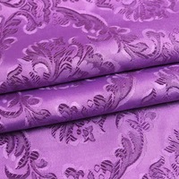 Prix usine 100% Polyester personnalisé Jacquard satin tissu personnaliser en gros Jacquard Satin tissu costume doublure rideau tissu
