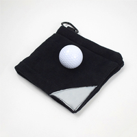 Serviette de nettoyage pour balles de golf en microfibre imprimée, séchage rapide, écologique, portable, taille idéale pour la poche avec aimant puissant