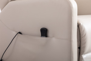 <span class=keywords><strong>Canapé</strong></span> inclinable fonctionnel à massage <span class=keywords><strong>électrique</strong></span> avec poche latérale pour le rangement - Product Image 6