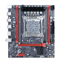 Tarjeta Madre para PC Gamer, Placa Base LGA 2011-V3, Canal Dual, Placa Madre DDR3 DDR4 X99 para Computadora de Escritorio