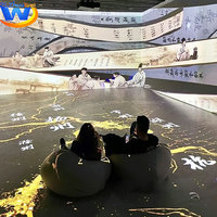 Sala Inmersiva 5D, Sistema de Proyección de Pared y Piso de 360 Grados, 3D Holográfico a Simple Vista, Diseño para Banquetes, Restaurantes, CAVE, Exposiciones