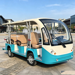 รถบัสไฟฟ้าสำหรับเที่ยวชมสถานที่ รับส่งผู้โดยสารหลายคน สำหรับงานนิทรรศการและทริปในรีสอร์ท จากโรงงานโดยตรง - Product Image 1