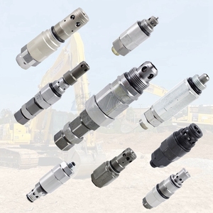วาล์วระบายน้ำ PC40 PC55 PC130-7 PC200-6 PC300ไฮดรอลิกสำหรับรถขุด - Product Image 1