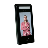 Terminal DE ASISTENCIA DE TIEMPO facial 3D biométrico de 5 pulgadas, sistema de Control de acceso de puerta, servidor en la nube, aplicación WIFI con Software gratuito y SDK
