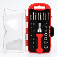 Ensemble d'outils de réparation ménagers 30-en-1 avec perceuse électrique, garantie de 3 ans, OEM acceptable