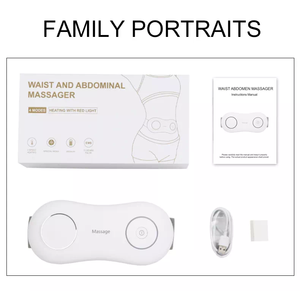Schnelle Erwärmung Tragbare Akku-Taille EMS Vibration <span class=keywords><strong>Moxibustion</strong></span> Belt Massage gerät für Frauen und Mädchen Krämpfe Schmerzen Körper ABS - Product Image 6