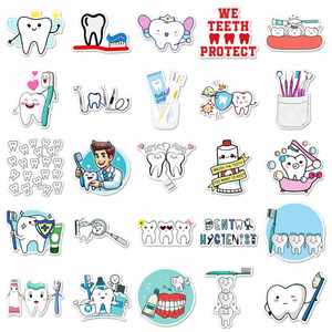 50 Creative Cartoon <b>Cute</b> Eco-Friendly Waterproof PVC <b>Notebook</b> Stickers with Matte Finish for Home Decoration - Product Image 3