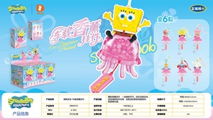 24 Scatole All'ingrosso Anime Doller SpongeBobed SquarePants Deodorante per Auto Pendente Blind Box Collezionabili Scatola Giocattoli <span class=keywords><strong>di</strong></span> Tendenza Regalo - Product Image 2