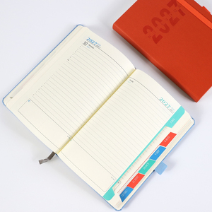 Libreta de <span class=keywords><strong>agenda</strong></span> A5 en stock, directo de fábrica, <span class=keywords><strong>calendario</strong></span> 2027, cuaderno planificador diario y anual personalizado - Product Image 5