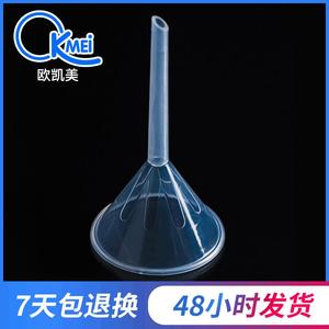 Embudo de Plástico O'Kayme de 90 mm, Resistente a Ácidos y Álcalis, Embudo de Laboratorio para Aceite, Transparente, Triangular - Product Image 2